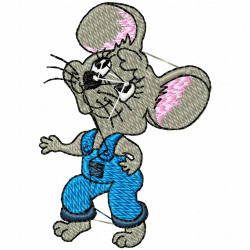 Mice Embroidery Design 8